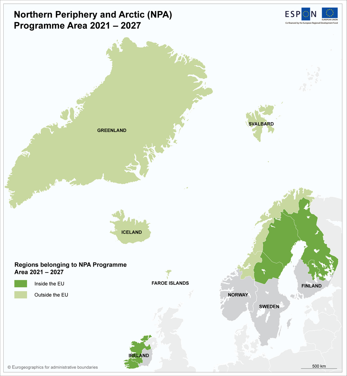 map of the programme area